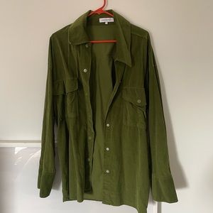 Green oversized jacket